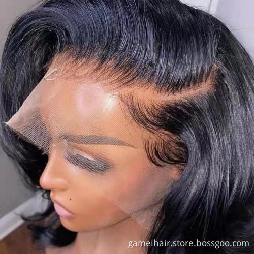 Wholesale Hair Wigs Human Lace Front Closure Body Wave Full Virgin Brazilian Cuticle Aligned Human Hair Wig